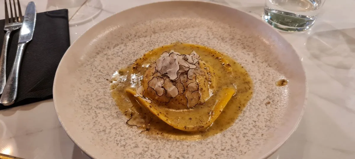 Tagliolini with black winter truffle