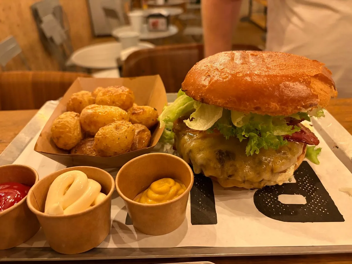 Burger with Fries