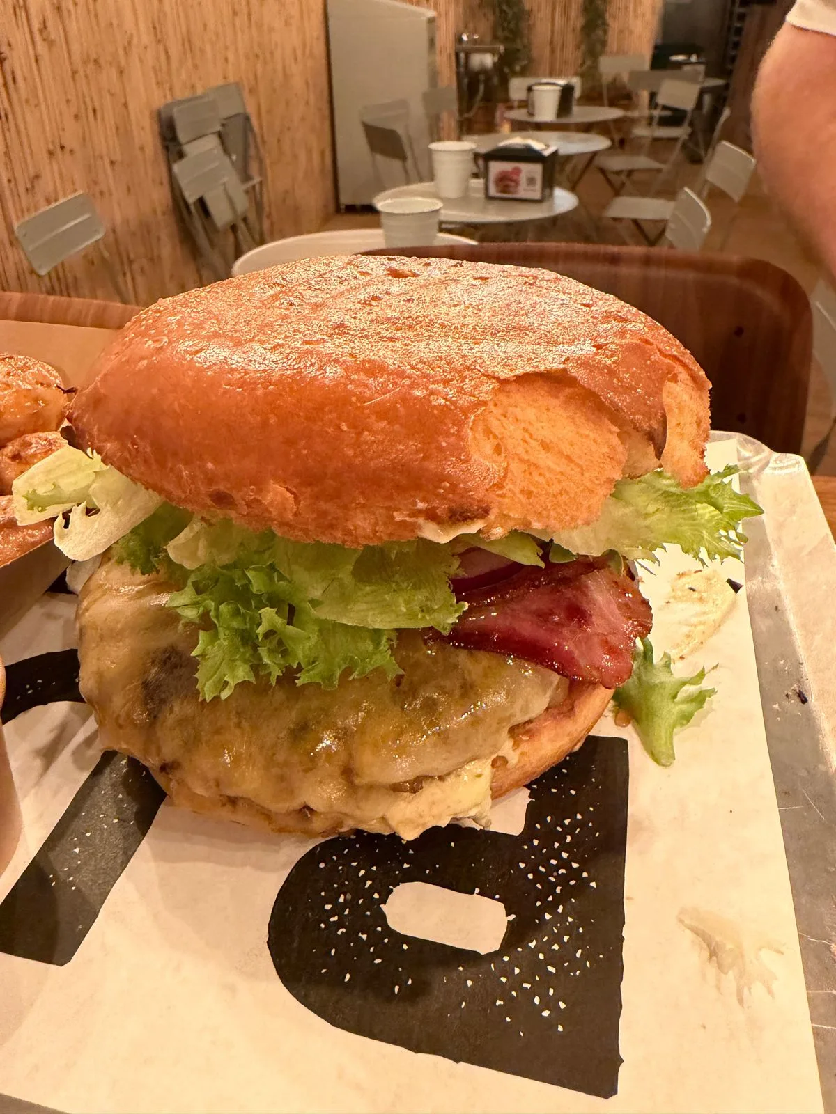 Burger with Bacon