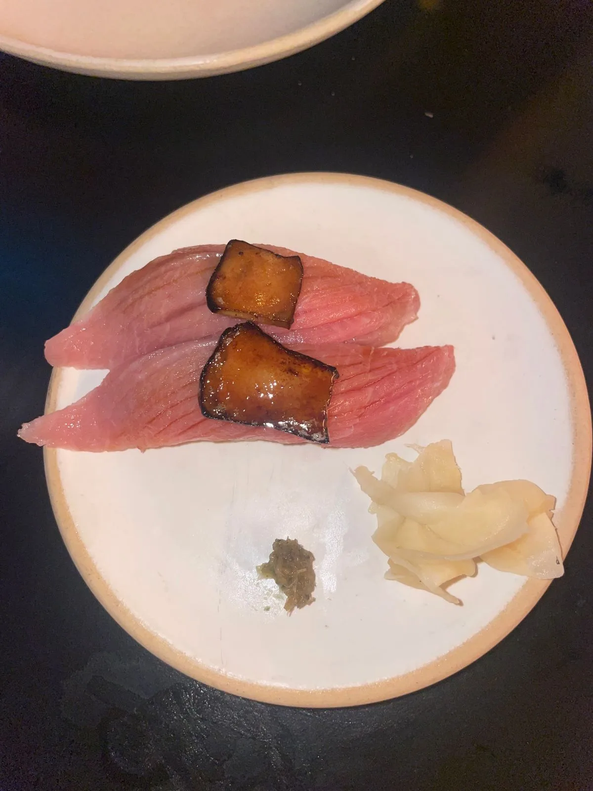 Bluefin Tuna Nigiri with Foie Gras