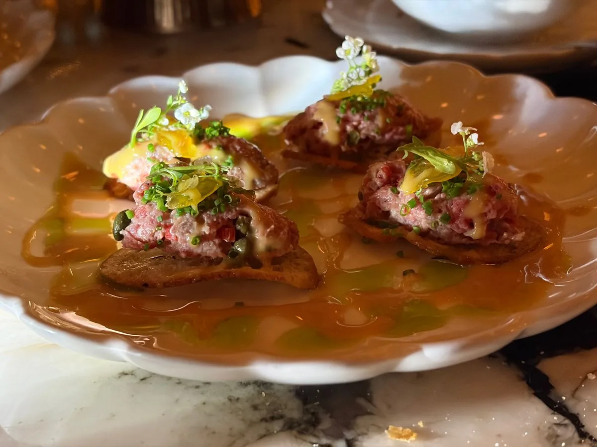 Beef Tartare Crostini