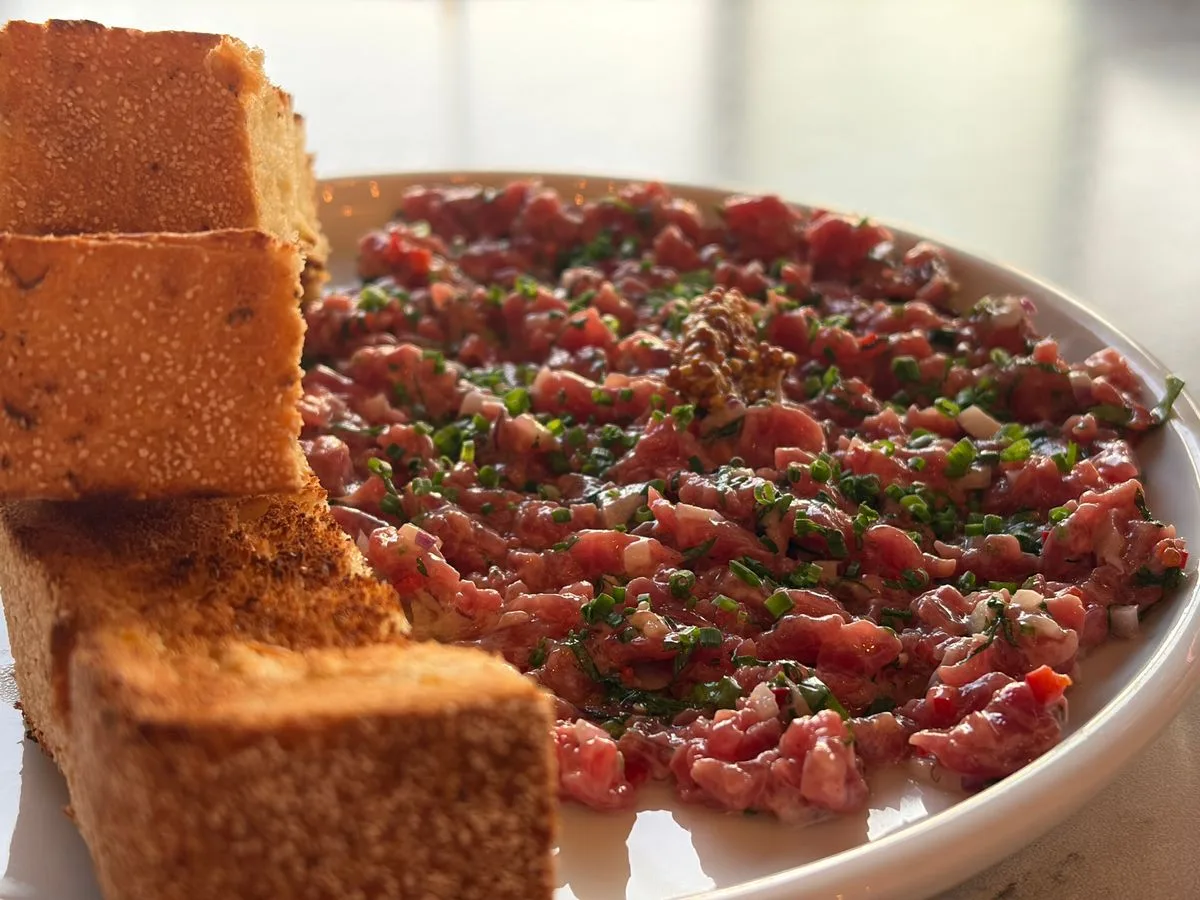 Steak Tartare with Toasted Bread