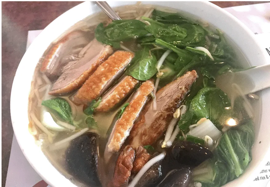 Roast Duck Noodle Soup