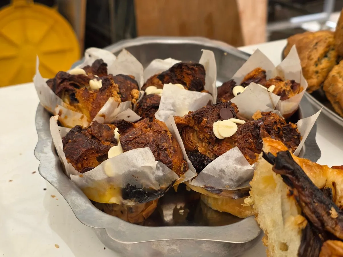Chocolate Croissant Bread Pudding