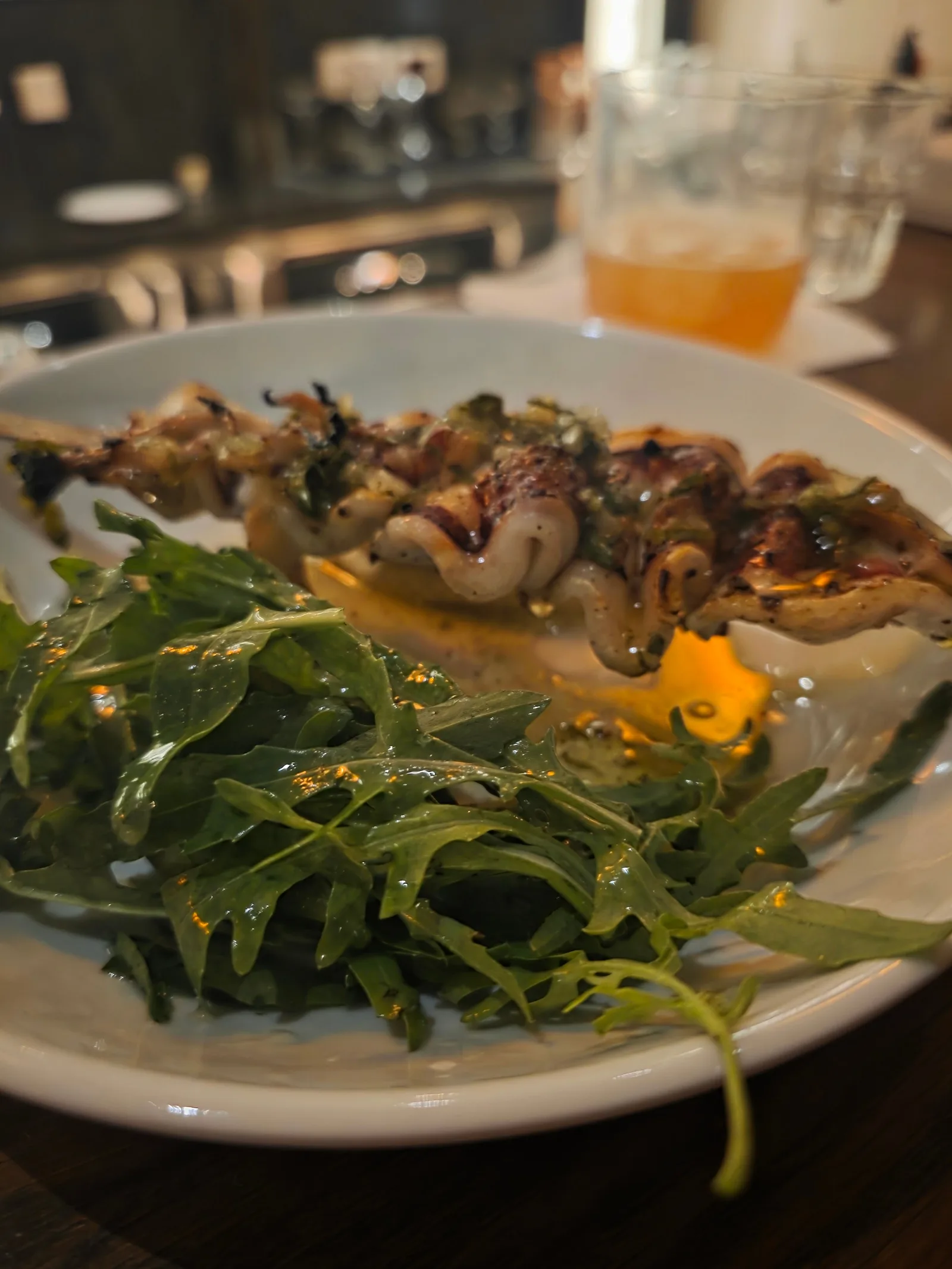 Grilled Calamari Skewers