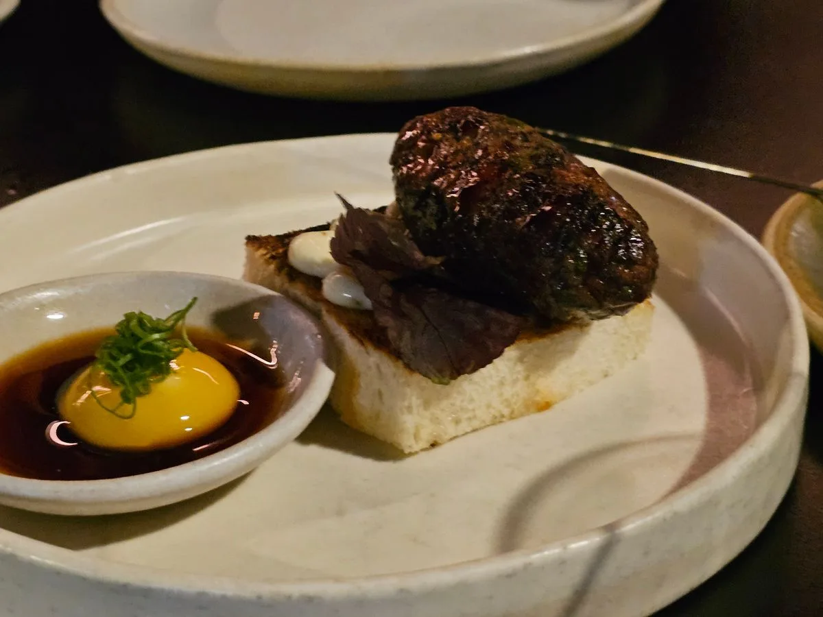 Duck and Egg Yolk on Brioche