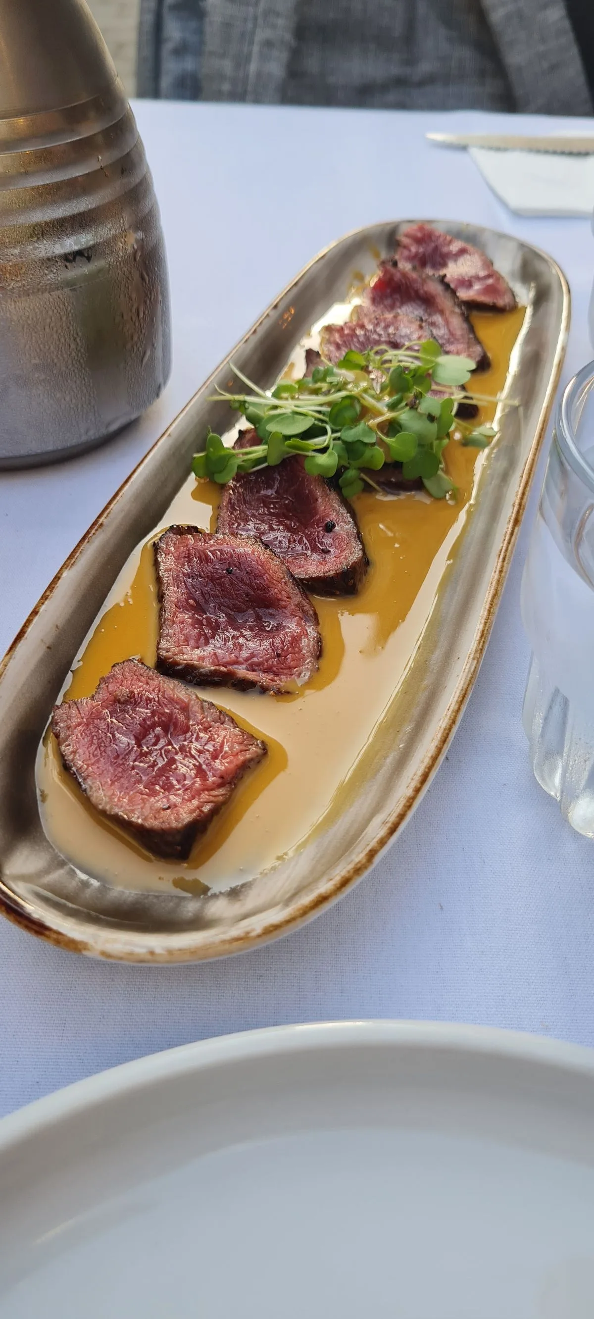 Seared Beef with Toffee Sauce