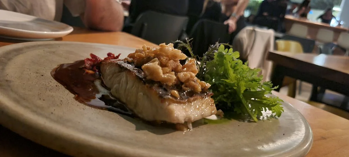 Seared Fish with Crispy Topping