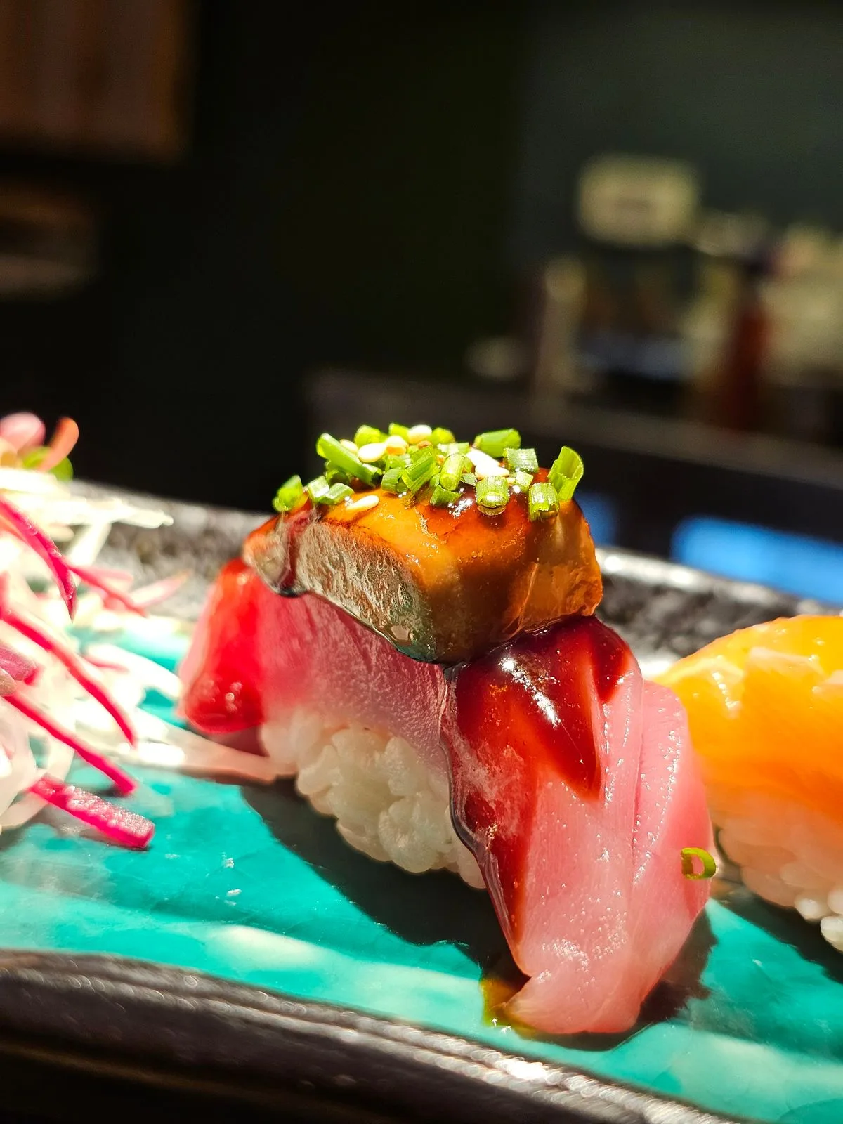 Bluefin Tuna Nigiri with Foie Gras